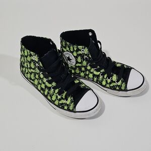 Converse A Bug's World Chuck Taylor All Star High Top Kids Size 3 Green Black